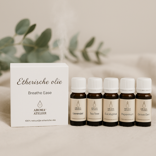 Etherische olie setje luchtwegen – Breathe Ease 3 oliën 10ml